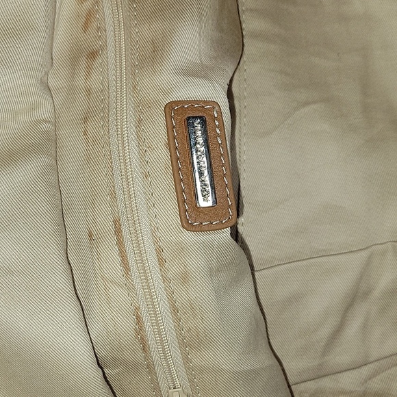 Aqua Madonna Tan Leather Hobo Bag - Picture 13 of 14